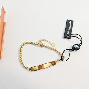 Joseph Nogucci Gold Plated ID Bracelet NIB